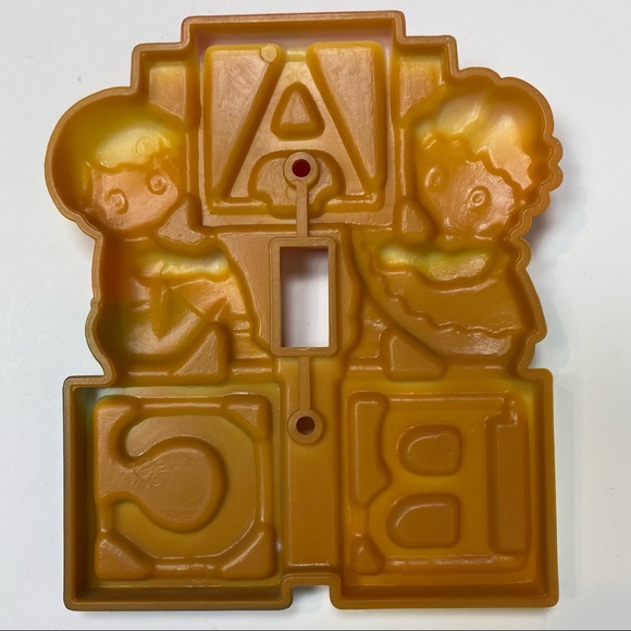 Vintage ABC Switch-plate - Picture 2 of 2
